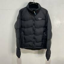 送料無料☆MOUNTAIN HARD WEAR☆ダウンジャケット☆ワンポイントロゴ☆ブラック☆レディースM☆D24M_画像1