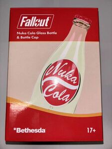 フォールアウト　fallout ヌカコーラのガラスボトルとボトルキャップ　ベセスダオフィシャル　