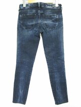 【送料込】 DIESEL ディーゼル デニム・ジーンズ インディゴ 綿 ストレッチ GRACEY スリムスキニーデニム size25インチ インポート/958752_画像4