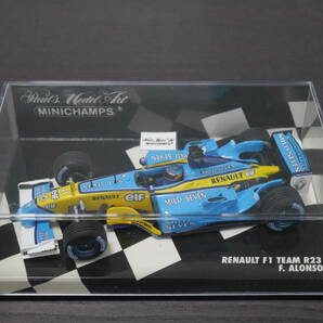 即決 1/43 ミニチャンプス ルノー F1 チーム R23 F.アロンソの画像7