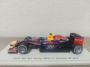 スパーク 1/43 レッドブル・ルノー RB10 S・ベッテル 2014 オーストラリアGP