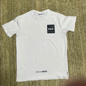 BALR 半袖Tシャツ 白 ホワイト Lサイズ　ボーラー