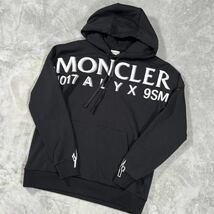 1円　極美品　モンクレール　MONCLER GENIUS ジーニアス　ALYX アリクス　パーカー フーディー　黒 Lサイズ_画像1