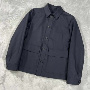 1円　極美品　ジーゼニア Z Zegna ジャケット カバーオール ネイビー　Sサイズ 48 