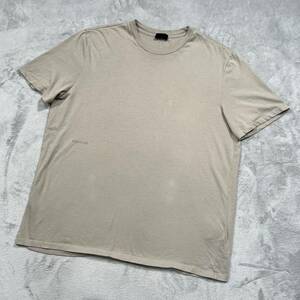 1円〜　美品　MONCLER モンクレール　半袖Tシャツ　グレーベージュ　XL 7757