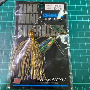 イマカツ スピナーベイト バズベイト ジンクスミニスーパーブレードTG 3/8oz シェルブレード (エコ) ZX-043