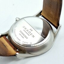 9 SKAGEN スカーゲン HOLST ホルスト SKW6264 メンズ腕時計 腕時計 時計 デイデイト レザーベルト マルチファンクション ウォッチ WK_画像6