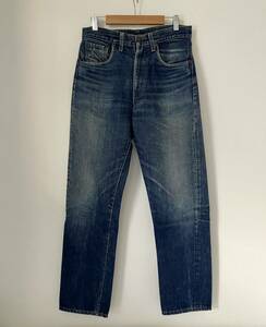 【タイプ物】60s LEVIS 505 BIGE Fタイプ デニムパンツ ヴィンテージ リーバイス ビッグE 66前期 501XX 506 507 557 70505 ギャラ 革 片面