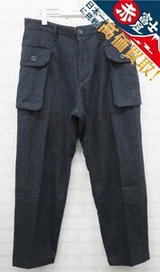 3P6525/itten Old Style Cargo Trousers イッテン ウール混カーゴパンツ