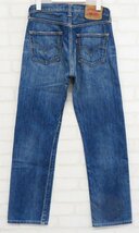 3P6513/Levi’s 501 ユーズド加工デニムパンツ フィリピン製 08501-00 リーバイス_画像3