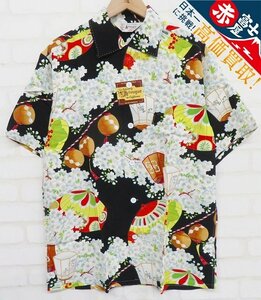 8T1449/未使用品 SUN SURF SAKURA FESTIVAL アロハシャツ SS33563 サンサーフ