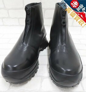 2S9151/未使用品 foot the coacher ZIP BOOTS フットザコーチャー ジップブーツ 7