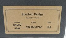 2S9007/BROTHER BRIDGE HENRY CALF ブラザーブリッジ ブーツ ヘンリー_画像10
