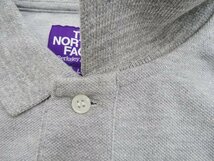 8T1335【クリックポスト対応】未使用品 THE NORTH FACE パープルレーベル H/S Big Polo Shirt NT3823N ノースフェイス半袖ビッグポロシャツ_画像8