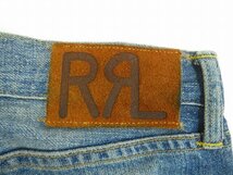 3P6437/RRL クラッシュ&リペア加工ローストレートデニム 　_画像4