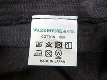 8T1736/ウエアハウス 4063 BLACK RIVER FALLS フットボールTシャツ WAREHOUSE_画像5