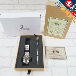 2A7415/未使用品 WMT WATCH EXPERIMENTAL UNIT MIL-W-15 腕時計 自動巻腕時計の画像1