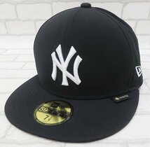 1H6946/未使用品 NEW ERA 59FIFTY ニューヨークヤンキース ゴアテックスベースボールキャップ ニューエラ_画像2