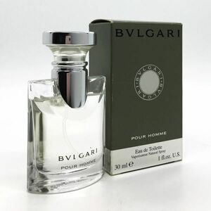 BVLGARI BVLGARY pool Homme POUR HOMME EDT 30ml * remainder amount enough 9 break up postage 350 jpy 