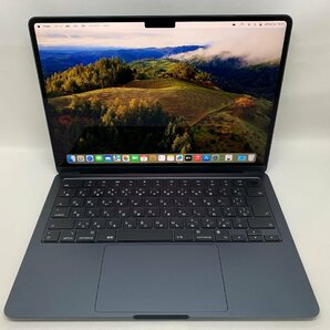 １円スタート！！ Apple MacBook Air A2681 (M2,2022) ミッドナイト 訳あり品 [Nmc]の画像2