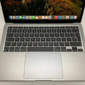 １円スタート！！ Apple MacBook Air A2337 (M1,2020) UKキーボード スペースグレイ [Nmc]の画像3
