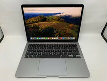 １円スタート！！ Apple MacBook Air A2337 (M1,2020) UKキーボード スペースグレイ [Nmc]_画像2