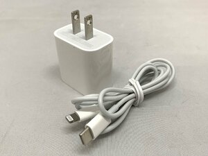 【未検査品】Apple 純正USB-c Lightningケーブル 純正ACアダプタ 20W [Etc]