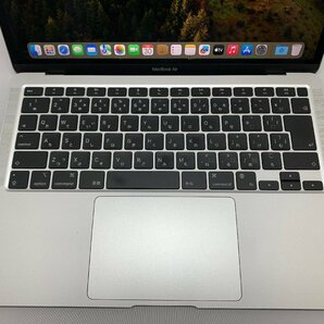 １円スタート！！ Apple MacBook Air A2337 (M1,2020) シルバー [Nmc]の画像3