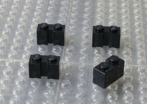 ◆レゴ∥LEGO【1x2ブロック(溝付)/黒 4個】#4216◆正規品 [R86764]