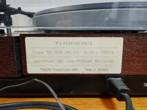 【外観状態良】Thorens TD320MkII TP90 トーレンス レコードプレーヤー_画像7