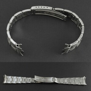 ROLEX 19mm 7205 Bracelet 1965年製 弓カン 60 ロレックス リベットブレス ベルト RIVET BAND 1500 1501 5500 6694 6426 1002 #13の画像6