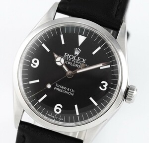 ROLEX 5500 EXPLORER 1970年製 ロレックス 自動巻き Cal.1520 メンズ腕時計 マットブラック文字盤 Vintage Watch
