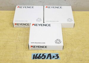 1665A23 未使用 KEYENCE キーエンス ファイバアンプ FS-V32P まとめて3個セット ケーブルタイプ 子機 PNP