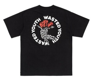 【Wasted Youth】24SS T-SHIRT#7 Lサイズ 　送料込み/ブラック/VERDY/ヴェルディ/ウェイステッドユース/完売/限定