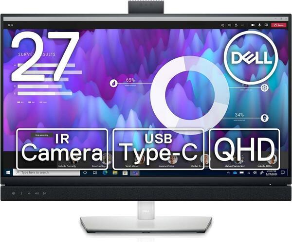 Dell コラボレーションシリーズ C2722DE 27型 ビデオ会議用モニター