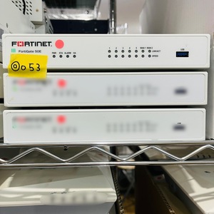 ◎053【通電OK】Fortinet FortiGate 50E ファイアウォール FW セキュアSD-WAN セキュリティ UTM フォーティネット フォーティゲート