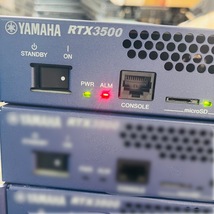 ◎117【通電OK】YAMAHA RTX3500 ギガアクセス VPN ルーター 中小規模 19インチラック 1Uサイズ 4ポート L2スイッチングハブ ヤマハ_画像3