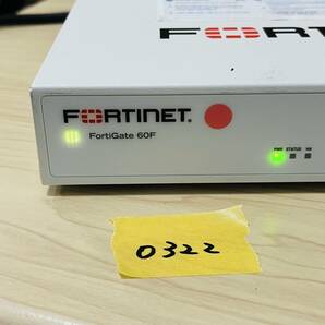 〇322【通電OK】FORTINET FortiGate 60F FG-60F ファイアウォール セキュアSD-WAN FortiOS FortiConverter FortiGuard SOCプロセッサ NGFWの画像1