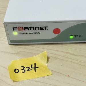 〇324【通電OK】FORTINET FortiGate 60D FG-60D ファイアウォール 不正侵入検知防御 IPS アプリケーション制御 VPN Webフィルタリング