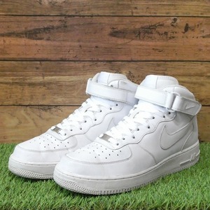 NIKE AIR FORCE 1 MID 07 ナイキ エアフォース 1 ミッド 07 ホワイト/ホワイト 315123-111 28.5cm 状態考慮