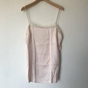  unused #H&M* H and M # race × pink # camisole # inner # tops # lady's * woman * Mrs. #EUR42#②