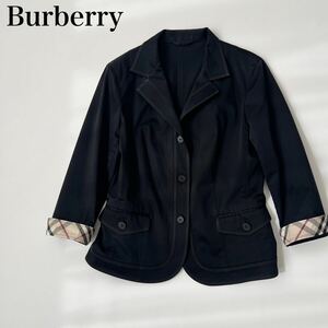 BURBERRY LONDON Burberry London tailored jacket shirt thin tops Burberry check noba check outer 