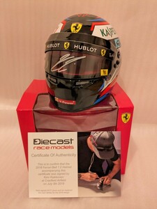 K.lai connector n with autograph 1/2 helmet certificate attaching 