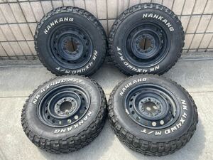 195/80R15C 107/105N 8PR NANKANGバリ山2021年ホワイトレター スチルホイールセット