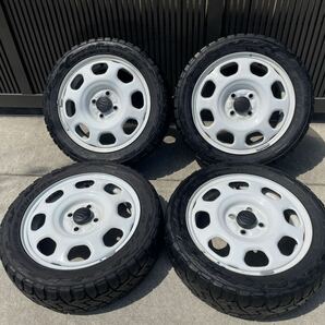 165/60R15 TOYO R/T OPEN COUNTRY 2022年純スチルホイールセットSUZUKI HUSTLERの画像1