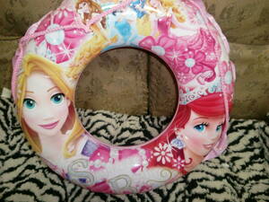 u0330-11 used swim ring Disney Princess 55cm air vinyl empty bi