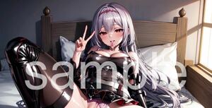  new goods unopened . lotus black Shadow NIKKEnike super large tapestry blanket bath towel Dakimakura cover 