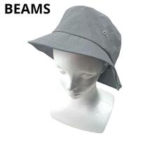 BEAMS ビームス バケットハット グレー光沢 帽子_画像1