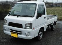 サンバートラック　２WD　AT　検７年２月　距離９９０００KM　AT免許OK　車中泊におすすめ_画像1