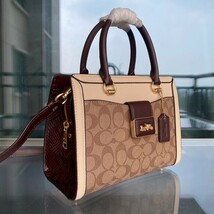 新作 コーチ COACH 142 ハンドバッグ 2WAY トートバッグ ショルダーバッグ レディース コーチ アウトレット品_画像2